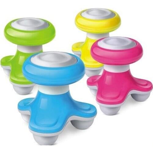 Mini Neck Massager Function Massage For Neck Back Head Plastic Triangle Shape Electric USB Beauty Anti Cellulite Body Relaxation