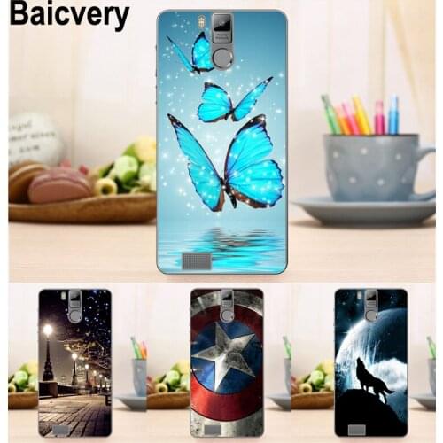 Fashion Case for OUKITEL K6000 Pro 4G LTE Flower Buterfly Effiel Tower Soft Back Cover Cases for OUKITEL K6000 Pro