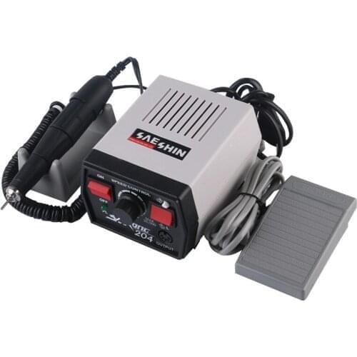 Strong 204 65W Electric Woodworking carving and polishing Machine Nail Drill Machine Manicure Set Pedicure Nail File Polishing