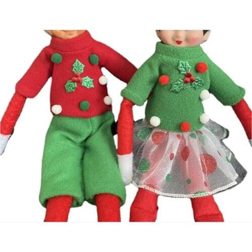 Newest Fashion Doll Clothes Accessories 30cm Boy Girl Christmas Dolls Outfit Kids Toys Best DIY Christmas Birthday Gifts Present
