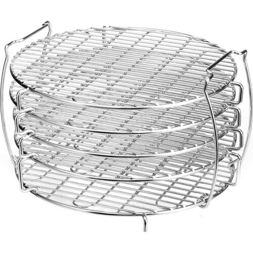 AD-Dehydrator Rack Stand with 5 Stackable Layers Tainless Steel for Ninja Foodi Pressure Cooker Air Fryer 6.5 Qt & 8 Qt