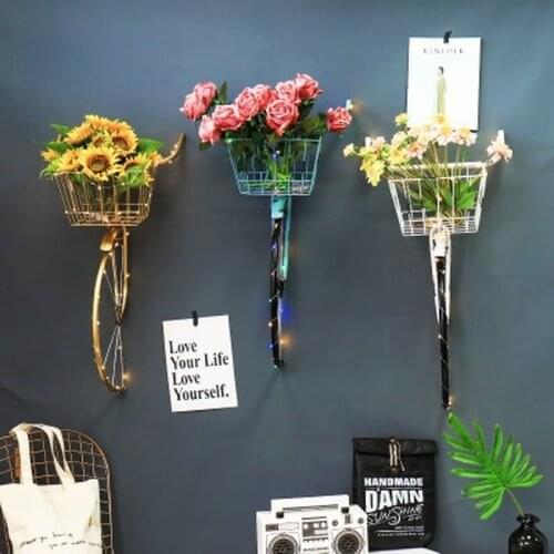 Nordic Style Bicycle Pendant Personality Creative Bar Tea Shop Wall Decoration Wall Barber Shop Restaurant Wall Hanging