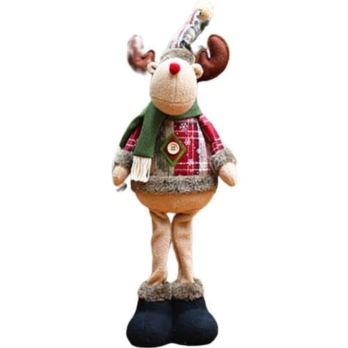 Lovely Christmas Doll Ornament Enhance The Holiday Atmosphere House Decoration Festival Supply