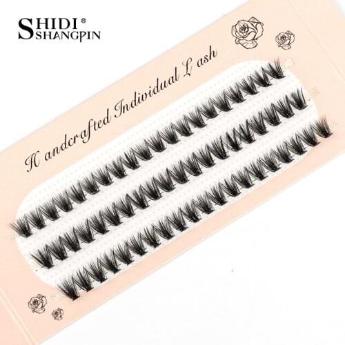 60 Bundles Eyelash Extension Natural Faux Mink Eyelashes Individual Lashes Soft Natural Eyelash Makeup Extension Tool Maquiagem