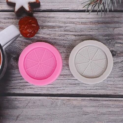 Lemon Slice Silicone Mold Kitchen Baking Tools Chocolate Mold DIY Cake Baking Decoration Dessert Fruit Lemon Slice Silicone Mold
