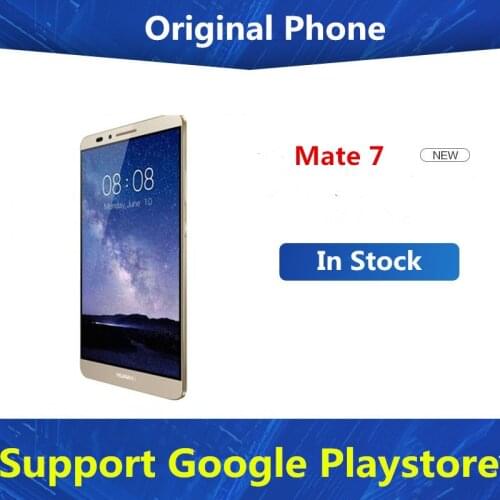 DHL Fast Delivery Huawei Ascend Mate 7 4G LTE Cell Phone Kirin 925 Android 4.4 6.0" 1920x1080 3GB RAM 32GB ROM Fingerprint
