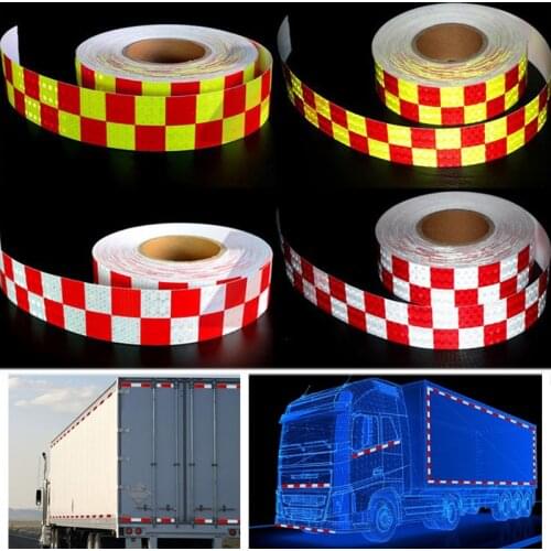 Reflective Tape Decoration Stickers Car Warning Safety Reflection Tape Film Auto Reflector Sticker
