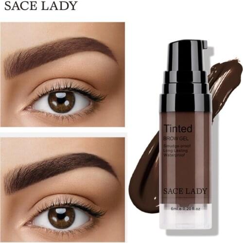 SACE LADY Waterproof Eyebrow Gel Makeup Shade For Eye Brow Tint Natural Enhancer Make Up Cream Long Lasting Brand Cosmetic