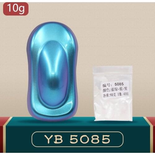 YB85 Chameleon Pigments Acrylic Paint Powder Coating Dye for Cars Arts Crafts Nails Decoration