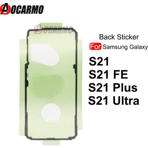 Back Sticker For Samsung Galaxy S21 Plus Ultra S21+ S21U Rear Cover Waterproof Glue Adhesive Replacement Parts