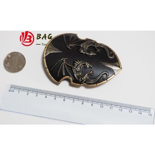 1/6 of the Action Figures model POPTOYS ALS005 Knights of women Metal shield