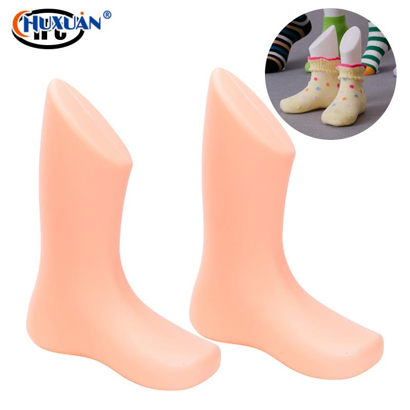 Home DIY Supplies Accessories 1PCS Children Foot Display Mold Socks Shoes Mannequin Modeling Feet Short Stocking