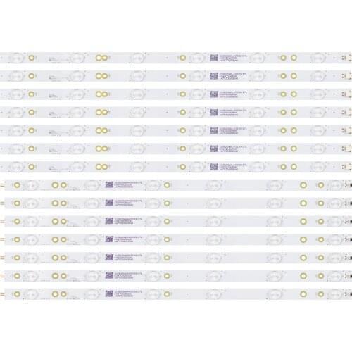 14PCS LED backlight strip for LB49016 V1_00 GJ-2K16-490-D712-P5-R/L 01N21 01N22 TPT490U2 49PUS6401 49PUH6101 49PUS6762 49PUS6272