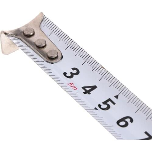 3m 5m Retractable Stainless Steel Tape Measure Ruler Measuring Metric Tape Rule