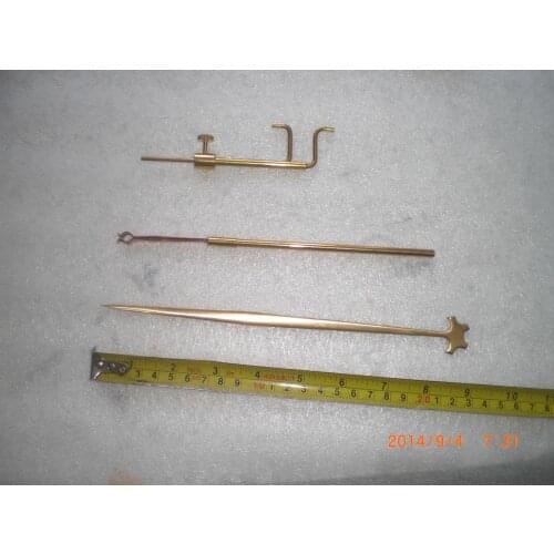 3 PCs tool Luthier Violin Tool Sound Post Set Gauge, Retriver Sound post Setter