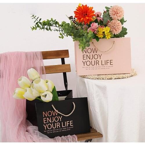 3pcs/Set Flower Box Valentines Day Gift Bags Wrap Birthday Gift Box Packaging For Wedding Festival Party Supplies