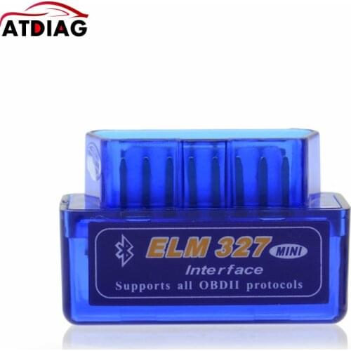 5-30pcs Android Windows MINI ELM327 HHOBD HH OBD OBD2 Bluetooth V2.1 obd 16 pin cable adaptor