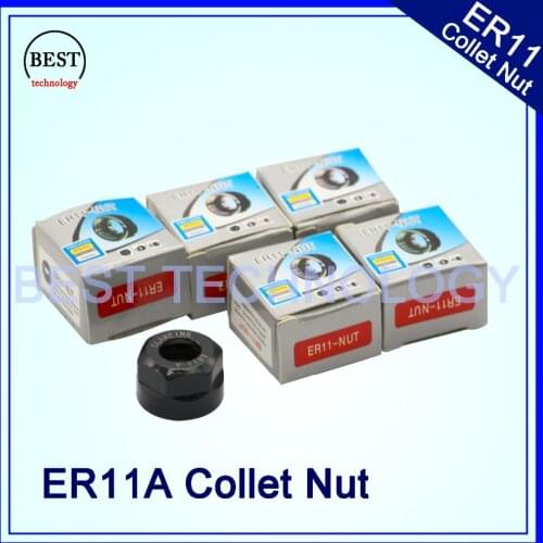 5pcs ER11 -A collet nut for cnc engraving spindle motor / ER11 collet chuck CNC spindle nut Clamping
