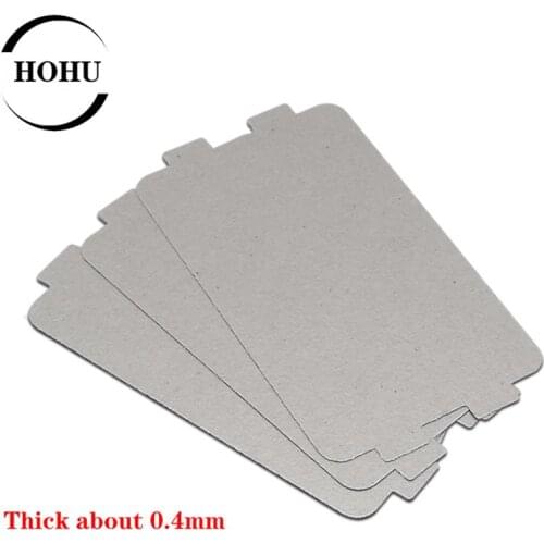 5pcs 11.5cm*6.5cm Spare parts thickening mica Plates microwave ovens sheets for Galanz Midea Panasonic LG etc.. magnetron cap