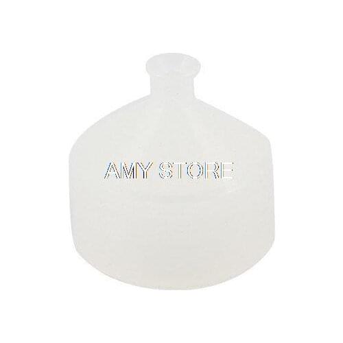 8mm Inner Dia Mini Silicone Vacuum Suction Cup Filter 4mmx15mm Clear White