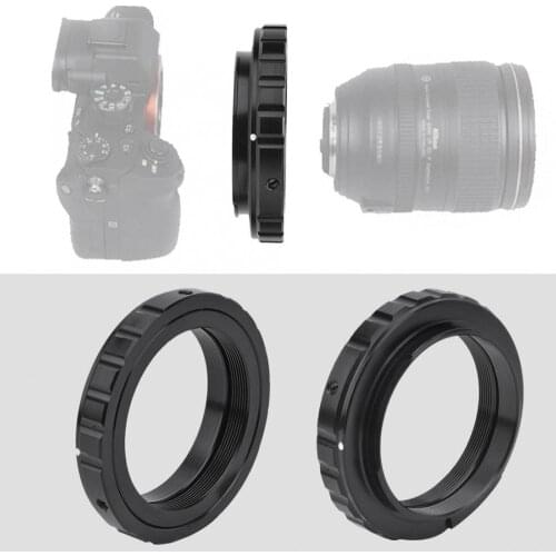 T2 Adapter 1.25'' Metal for Canon Nikon Sony Nex Lenses and Telescope Camera Astronomical Lens