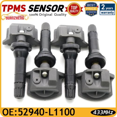 52940-L1100 Car TPMS Sensor Tire Pressure Monitoring System Sensor For Hyundai Sonata DN8 KIA Seltos 2019-2020 433Mhz 52940L1100