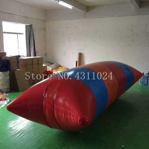Free Shipping 6x2m Water Blob Jump Pillow Inflatable Water Game Toy 0.9mm PVC Inflatable Blobs for Sale Come With a Pump