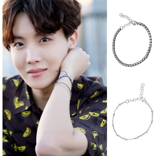 KPOP Bangtan Boys Bracelet J-HOPE Fans of the Same Style Should Support the Wild Accessories Fashion Personalized Gift