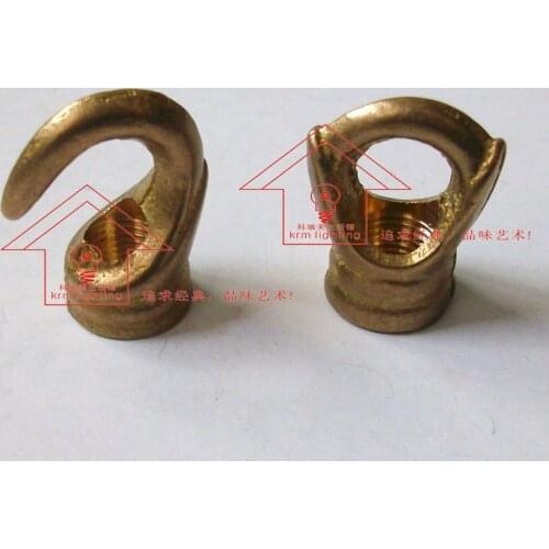 10PCS M10 Brass Material Heavy Duty Pendant Light Fixture Chain, Permits Installation of Chain-Hung Fixtures on High Ceilings