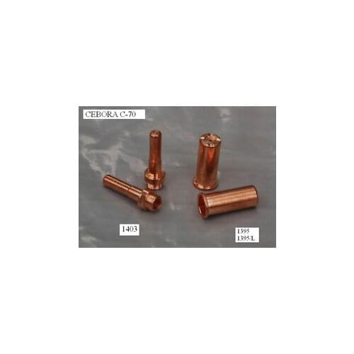 Cebora CP70 Electrode 1368, 20pcs Nozzle 1395, 20pcs High Frequency Air Cooled Plasma Torch 70A