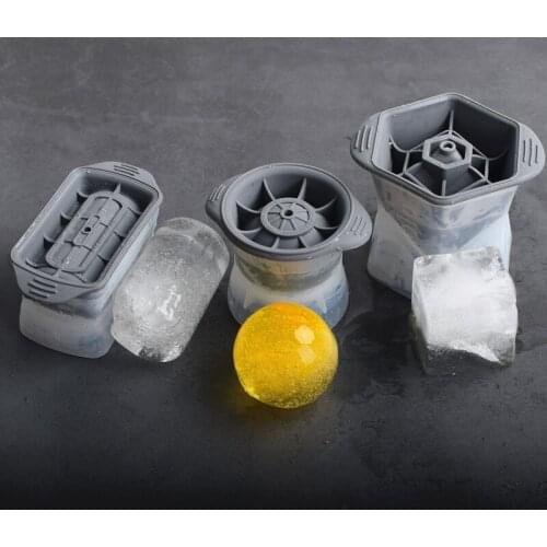 Ice Ball Mold Round Whiskey Ice Cube Ice Machine Icicle Silicone Spherical Ice Bar Cocktail Large Frozen Ice Ball