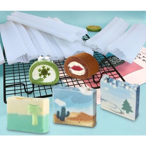 Innovative Various Tubes Christmas tree Mousse Cake Soap Making Tools snowflake DIY Candle Soap Mould Long Silicone soap Mold