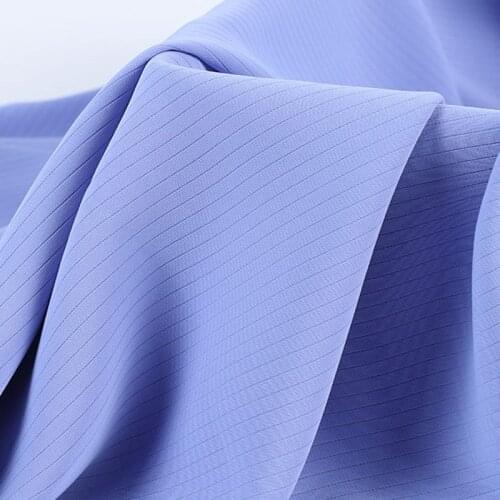 Suit Dress Stretchy Jacquard Stripe Style DIY Sewing Craft Uniform Trousers Fabric