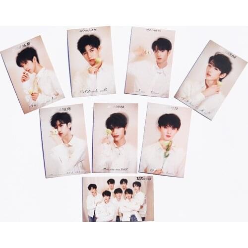 KPOP 7PCS/SET TNT Teens in Times Birthday Card LOMO Card Fans Collection Card Gifts a33