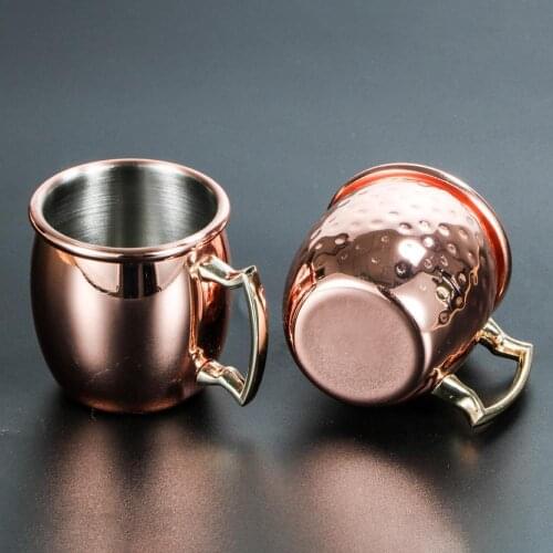 60ml Moscow Mule Mug Stainless Steel Beer Wine Water Milk Coffee Cup Drinkware Kitchen Accessories Tools For Home Bar Gifts