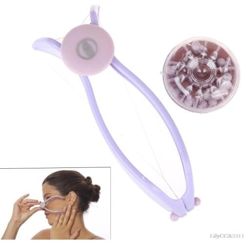 New Facial Hair Remover Hair Spring Threading Epilator Lip Eyebrows Smooth Removal