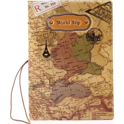 10 Style Fashion Travel Passport Cover Girl Student Cartoon Passport Case Credit Card Holder Women Organization