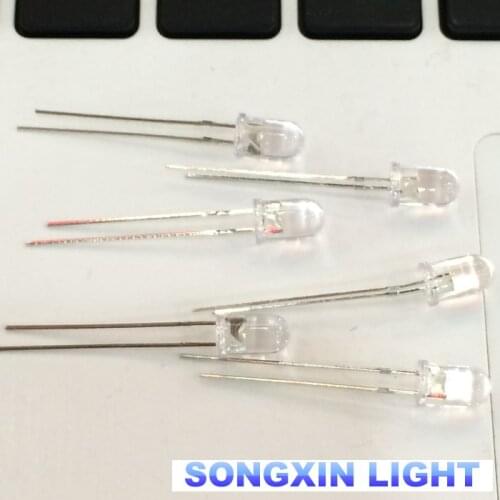 Wholesale 10 pcs lot 5mm IR Infrared LED 940nm Lamp Transmitting Tube Emitting Diode High Power 10pcs
