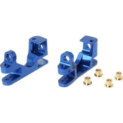 2pcs Front Hub Carrier(L/R)(Al.)) C Type Seat with Pan Head Short Bushing for 1/10 Traxxas Slash