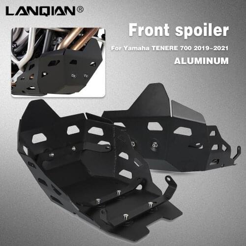 Motorcycle Front spoiler Crash Bar Engine Guards skid plate bash frame guard For Yamaha Tenere 700 Tenere700 T7 2019 2020 2021