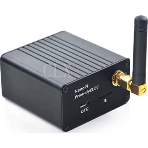 NanoPi NEO Plus2 All Metal Aluminum Shell with Antenna and Custom Radiator