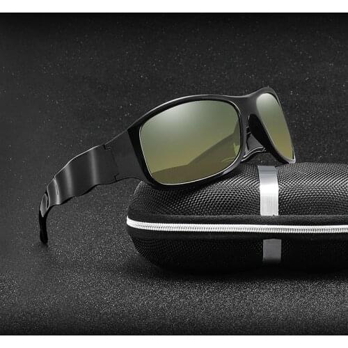 Polarized Day Night Vision TAC Sunglasses Polaroid Men Women Goggles Square sun Glasses UV400 Driver Night Driving Sun Glasses