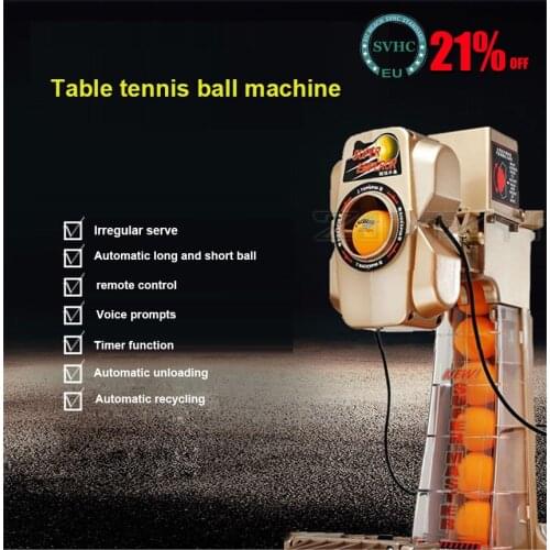Professional Table Tennis Serve Machine PingPong Robot Automatic Collection Ball Collection Network FullFunction Serving Machine