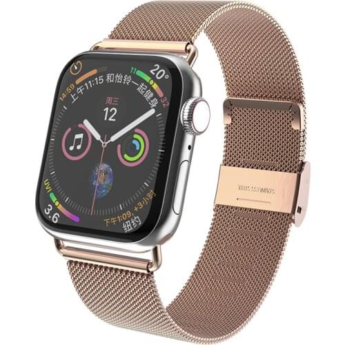 Luxury stainless steel strap for apple watch band 44mm 40mm apple watch band 42mm 38mm iwatch 5/4/3/2/1 bracelet Accessories