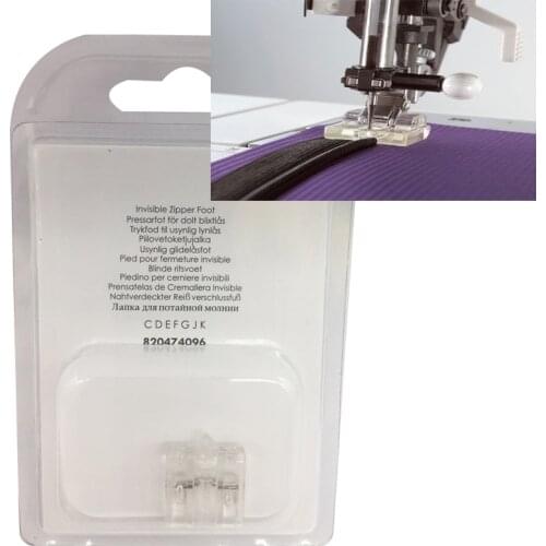 Pfaff Sewing Machines Invisible Zipper Foot, Pfaff #820474096