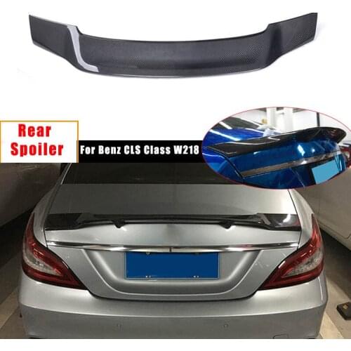Spoiler For Mercedes-Benz CLS Class W218 CLS350 CLS400 CLS500 CLS63 AMG Sedan Carbon Fiber Rear Trunk Spoiler Wing 2012-2017