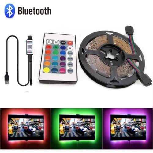 RGB LED Strip for tv backlight lamp for 1m 2m 3m 4m 5m led TV light for Cupboard Wardrobe Cabinet LED Diode background lighting