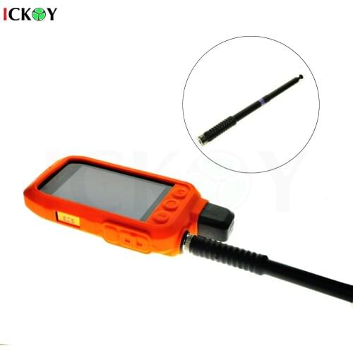 Telescopic Long Range Replacement Black Antenna + Silicone Protective Protect Case Skin for Garmin Alpha 200i Alpha200i