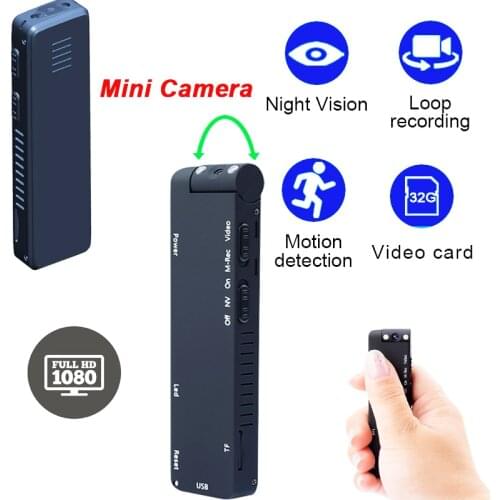 HD 1080P Smart Mini MD14 Camera Mini Night Vision Camcorder Sports DV Recorder Supports 32G memory card