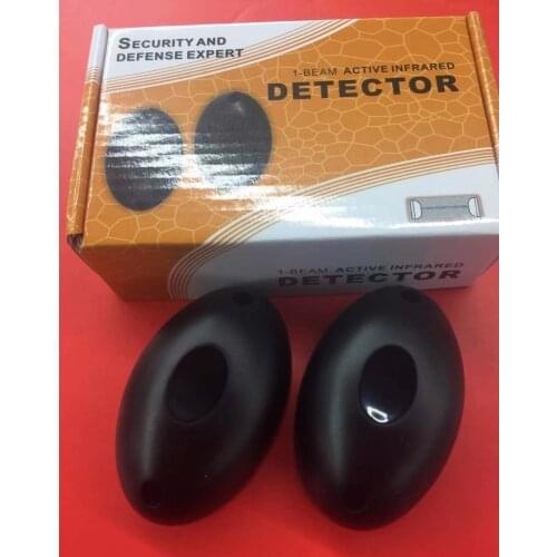 Waterproof Active Photoelectric Single infrared Beam Infrared Sensor Barrier Detector for Gate Door Window Burglar Alarm